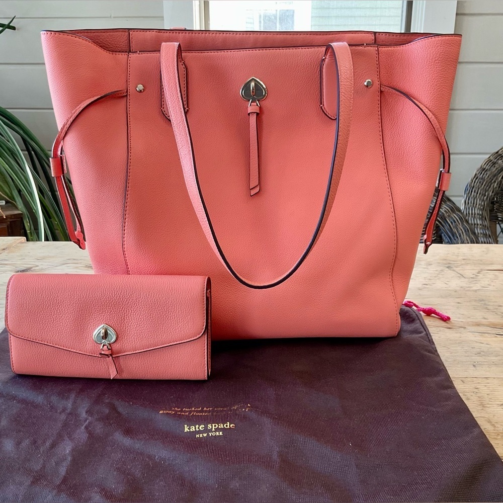 Kate Spade Marti Large Tote with matching wallet